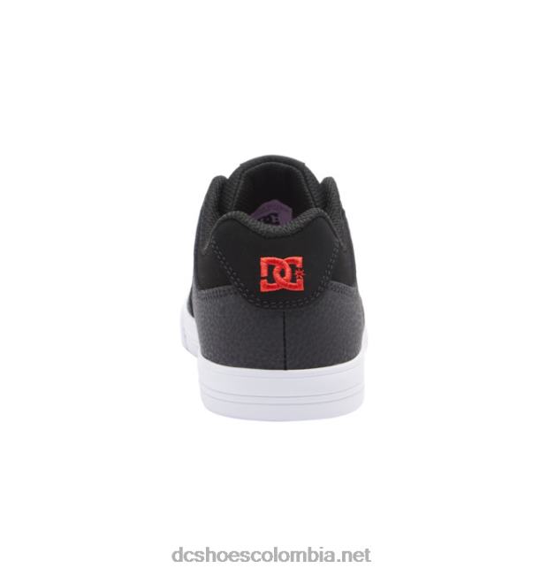 pure elastic - zapatillas sin cordones para niños rojo/gris DC Shoes X4RB0555