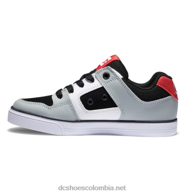 puro - zapatos para niños Gris oscuro DC Shoes X4RB0563