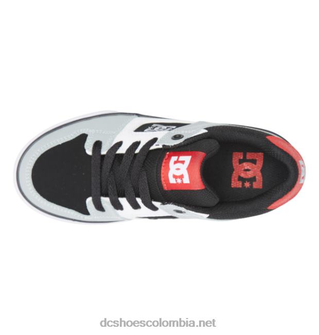 puro - zapatos para niños Gris oscuro DC Shoes X4RB0563