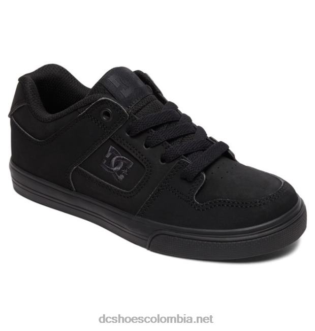 puro - zapatos para niños negro/negro pirata DC Shoes X4RB0540