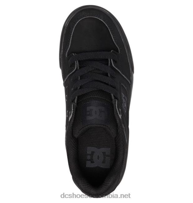 puro - zapatos para niños negro/negro pirata DC Shoes X4RB0540