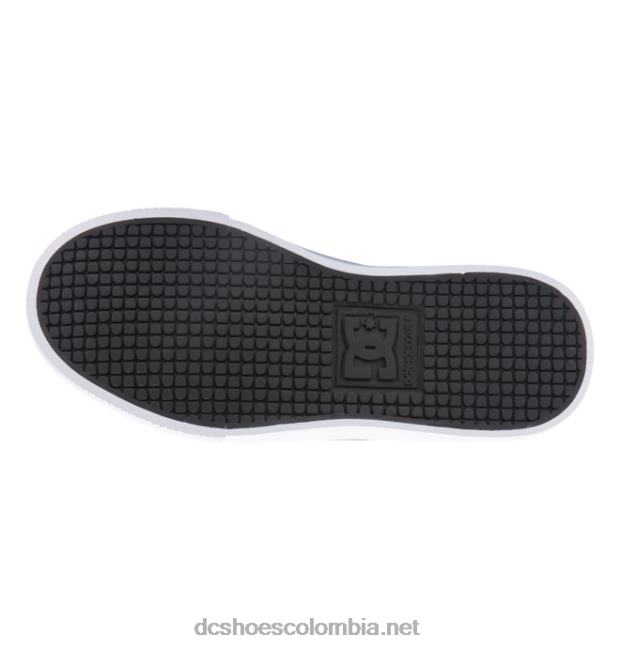 zapatos de caña alta con cordones elásticos puros para niños Gris oscuro DC Shoes X4RB0566