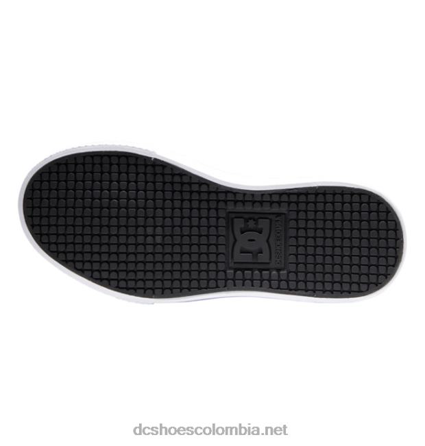 zapatos de caña alta con cordones elásticos puros para niños Verde gris DC Shoes X4RB0569