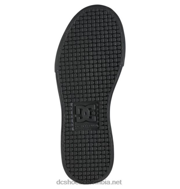 zapatos de caña alta con cordones elásticos puros para niños negro DC Shoes X4RB0543