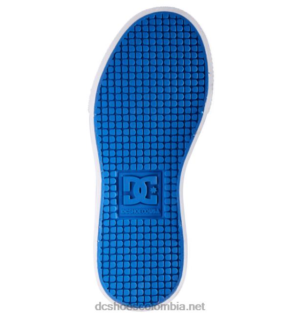 zapatos de caña alta con cordones elásticos puros para niños negro/azul/rojo DC Shoes X4RB0513