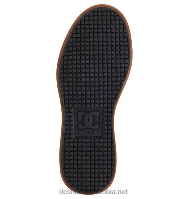 zapatos de caña alta con cordones elásticos puros para niños negro/goma DC Shoes X4RB0546