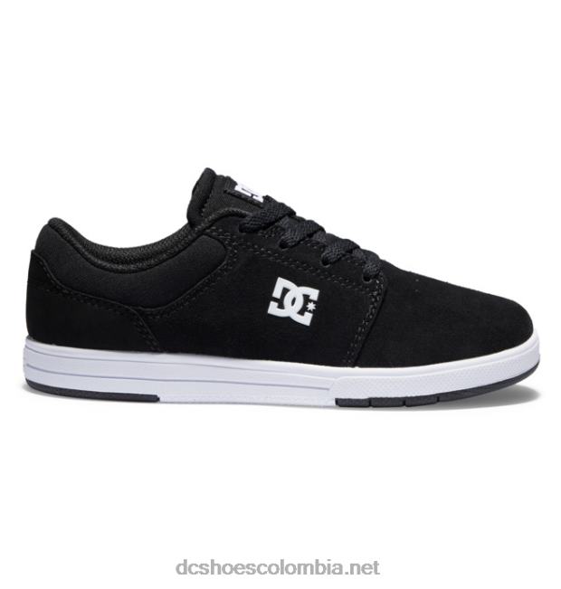 zapatillas crisis 2 niño blanco negro DC Shoes X4RB0559