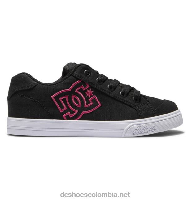 zapatos chelsea para niños plantilla negra/rosa DC Shoes X4RB0528