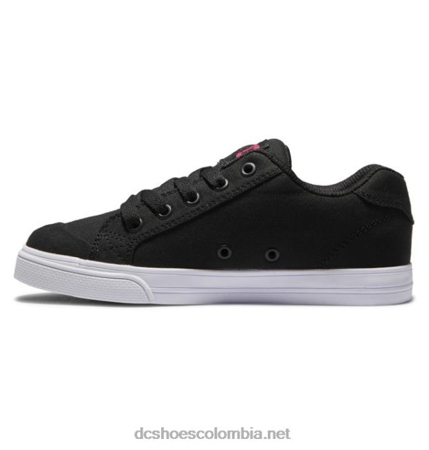 zapatos chelsea para niños plantilla negra/rosa DC Shoes X4RB0528