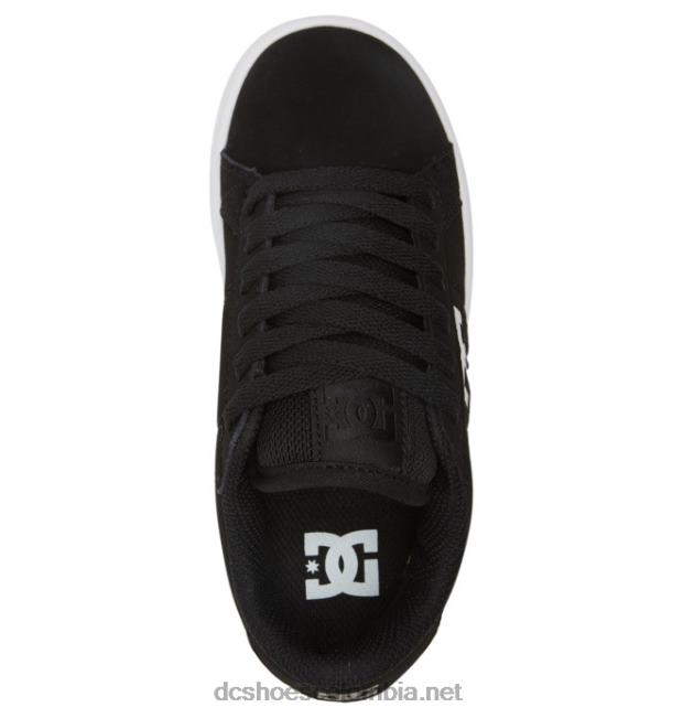 zapatos de delantero para niños blanco negro DC Shoes X4RB0514