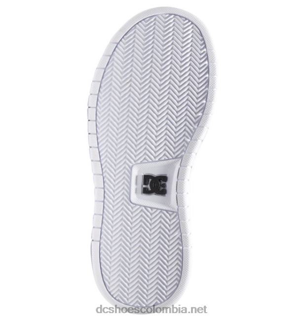 zapatos de delantero para niños blanco negro DC Shoes X4RB0514