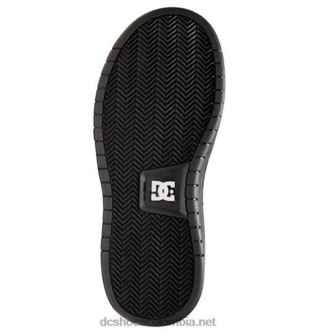 zapatos de delantero para niños negro DC Shoes X4RB0518