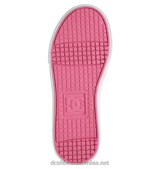 zapatos de lona chelsea para niños negro/rosa DC Shoes X4RB0506